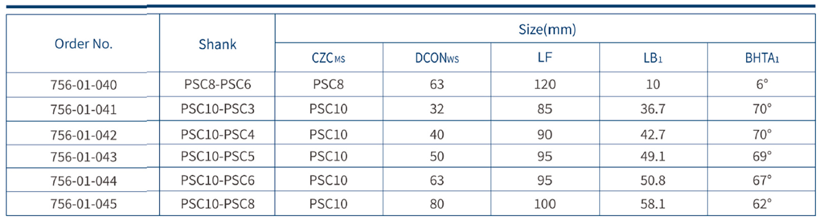 PSC Reduction Adaptor (Bolt Clamping)